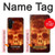 S3881 ファイアスカル Fire Skull Samsung Galaxy A26 バックケース、フリップケース・カバー