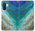 S3920 抽象的なオーシャンブルー色混合エメラルド Abstract Ocean Blue Color Mixed Emerald Samsung Galaxy A26 バックケース、フリップケース・カバー