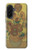 S0214 フィンセント・ファン・ゴッホ 15本のひまわり Van Gogh Vase Fifteen Sunflowers Samsung Galaxy A36 バックケース、フリップケース・カバー