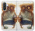 S1133 目を覚ますフクロウ Wake up Owl Samsung Galaxy A36 バックケース、フリップケース・カバー