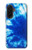 S1869 絞り染めブルー Tie Dye Blue Samsung Galaxy A36 バックケース、フリップケース・カバー