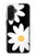 S2315 デイジー白い花 Daisy White Flowers Samsung Galaxy A36 バックケース、フリップケース・カバー