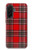 S2374 タータンレッドパターン Tartan Red Pattern Samsung Galaxy A36 バックケース、フリップケース・カバー