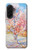 S2450 ブロッサムピンクピーチツリー フィンセント・ファン・ゴッホ Van Gogh Peach Tree Blossom Samsung Galaxy A36 バックケース、フリップケース・カバー
