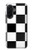 S2492 黒と白のチェッカーボード Black and White Check Samsung Galaxy A36 バックケース、フリップケース・カバー