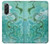 S2653 ドラゴングリーンターコイズストーングラフィックプリント Chinese Dragon Green Turquoise Stone Graphic Printed Samsung Galaxy A36 バックケース、フリップケース・カバー
