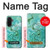 S2653 ドラゴングリーンターコイズストーングラフィックプリント Chinese Dragon Green Turquoise Stone Graphic Printed Samsung Galaxy A36 バックケース、フリップケース・カバー