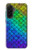 S2930 人魚のスケール Mermaid Fish Scale Samsung Galaxy A36 バックケース、フリップケース・カバー