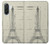 S3474 エッフェル建築図面 Eiffel Architectural Drawing Samsung Galaxy A36 バックケース、フリップケース・カバー