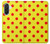 S3526 赤い水玉 Red Spot Polka Dot Samsung Galaxy A36 バックケース、フリップケース・カバー