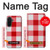 S3535 レッドギンガム Red Gingham Samsung Galaxy A36 バックケース、フリップケース・カバー