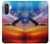S3841 白頭ワシ カラフルな空 Bald Eagle Flying Colorful Sky Samsung Galaxy A36 バックケース、フリップケース・カバー