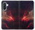 S3897 赤い星雲の宇宙 Red Nebula Space Samsung Galaxy A36 バックケース、フリップケース・カバー