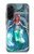 S3911 可愛いリトルマーメイド アクアスパ Cute Little Mermaid Aqua Spa Samsung Galaxy A36 バックケース、フリップケース・カバー
