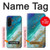 S3920 抽象的なオーシャンブルー色混合エメラルド Abstract Ocean Blue Color Mixed Emerald Samsung Galaxy A36 バックケース、フリップケース・カバー