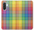 S3942 LGBTQ レインボーチェック柄タータンチェック LGBTQ Rainbow Plaid Tartan Samsung Galaxy A36 バックケース、フリップケース・カバー