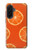 S3946 オレンジのシームレスなパターン Seamless Orange Pattern Samsung Galaxy A36 バックケース、フリップケース・カバー