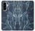 S2799 ライトブルーマーブルストーン グラフィックプリント Light Blue Marble Stone Texture Printed Samsung Galaxy A56 バックケース、フリップケース・カバー