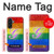 S2899 レインボーLGBTゲイプライド旗 Rainbow LGBT Gay Pride Flag Samsung Galaxy A56 バックケース、フリップケース・カバー