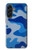 S2958 陸軍青迷彩 Army Blue Camo Camouflage Samsung Galaxy A56 バックケース、フリップケース・カバー