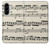 S3082 音楽シート Music Sheet Samsung Galaxy A56 バックケース、フリップケース・カバー
