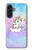 S3256 かわいいユニコーンの漫画 Cute Unicorn Cartoon Samsung Galaxy A56 バックケース、フリップケース・カバー