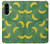 S3286 バナナの果物柄 Banana Fruit Pattern Samsung Galaxy A56 バックケース、フリップケース・カバー