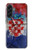 S3313 クロアチアflag Vintage Football Graphic Croatia Flag Vintage Football Graphic Samsung Galaxy A56 バックケース、フリップケース・カバー