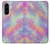 S3706 パステルレインボーギャラクシーピンクスカイ Pastel Rainbow Galaxy Pink Sky Samsung Galaxy A56 バックケース、フリップケース・カバー