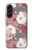 S3716 バラの花柄 Rose Floral Pattern Samsung Galaxy A56 バックケース、フリップケース・カバー