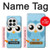 S3029 かわいい青いフクロウ Cute Blue Owl OnePlus 13 バックケース、フリップケース・カバー