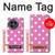 S2358 ピンクの水玉 Pink Polka Dots OnePlus 13R バックケース、フリップケース・カバー