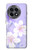 S2361 紫の花 Purple White Flowers OnePlus 13R バックケース、フリップケース・カバー