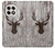 S2505 トナカイ古い木材グラフィックプリント Reindeer Head Old Wood Texture Graphic Printed OnePlus 13R バックケース、フリップケース・カバー