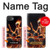 S3985 火の頭蓋骨のドラマー Fire Skull Drummer iPhone 16e バックケース、フリップケース・カバー