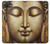S4022 黄金の仏顔 ヴィンテージ Vintage Buddha Face Golden Style iPhone 16e, 17e バックケース、フリップケース・カバー