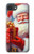 S4029 クリスマス 笑顔のサンタクロース ギフトボックス Xmas Smiling Santa Claus Gift Box iPhone 16e, 17e バックケース、フリップケース・カバー