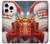 S4029 クリスマス 笑顔のサンタクロース ギフトボックス Xmas Smiling Santa Claus Gift Box iPhone 16 pro バックケース、フリップケース・カバー