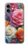 S3975 カラフルなバラの絵 Colorful Roses Painting iPhone 16 plus バックケース、フリップケース・カバー