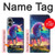 S3977 カラフルなユニコーン Colorful Unicorn iPhone 16 plus バックケース、フリップケース・カバー