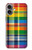 S3983 布の質感 LGBTQ Fabric Texture LGBTQ iPhone 16 plus バックケース、フリップケース・カバー