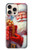 S4029 クリスマス 笑顔のサンタクロース ギフトボックス Xmas Smiling Santa Claus Gift Box iPhone 16 pro max バックケース、フリップケース・カバー