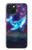 S3982 夢のクジラのカラフルな星雲 Dream Whale Colorful Nebula iPhone 15 バックケース、フリップケース・カバー
