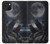 S3970 黒いオオカミの満月 Black Wolf Full Moon iPhone 15 Plus バックケース、フリップケース・カバー