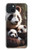 S4008 パンダの家族 Panda Family iPhone 15 Plus バックケース、フリップケース・カバー