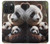 S4008 パンダの家族 Panda Family iPhone 15 Pro バックケース、フリップケース・カバー