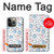 S4013 シームレスでかわいい幽霊の絵 Seamless Cute Ghost Pattern iPhone 14 Pro バックケース、フリップケース・カバー