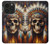S4016 ネイティブ スカル Native Skull iPhone 14 Pro バックケース、フリップケース・カバー