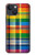 S3983 布の質感 LGBTQ Fabric Texture LGBTQ iPhone 13 mini バックケース、フリップケース・カバー