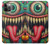 S4000 モンスターのグラフィティ ウォールアート Monster Graffiti Wall Art iPhone 12, iPhone 12 Pro バックケース、フリップケース・カバー